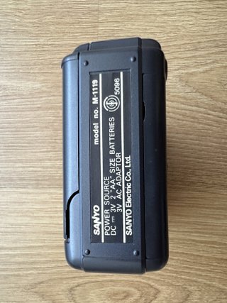 Grabadora Sanyo M-1119 Compact Cassette