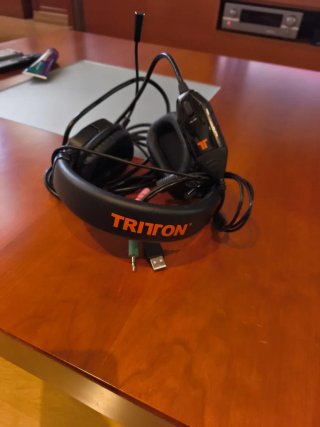 Cascos Gaming con Micrófono Naranjas