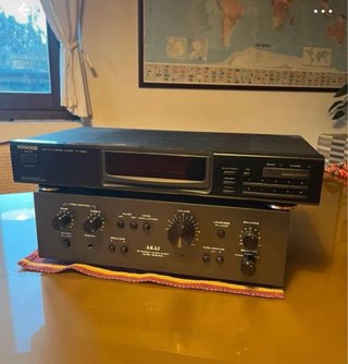 Amplificatore Akai e Sintonizzatore Kenwood