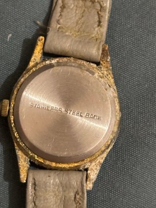 Reloj Fossil Dorado y Marrón Trenzado