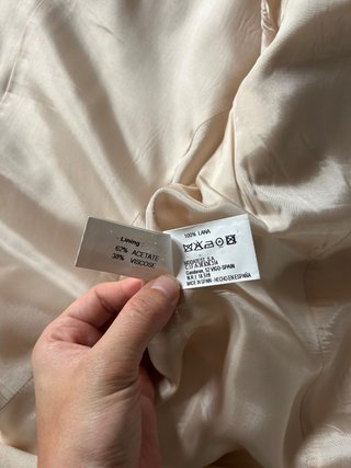 Traje crema elegante