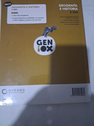 Geografía e historia, 2 ESO, Geniox