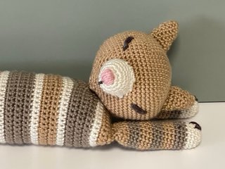 Gato de ganchillo/croché artesanal