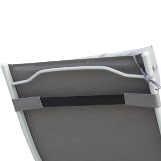 Tumbona Plegable Jardín Respaldo Ajustable