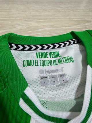 Camiseta Real Betis Hummel Talla S.