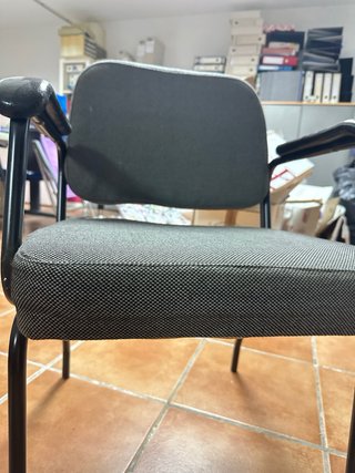 5 Sillas de Oficina con Reposabrazos
