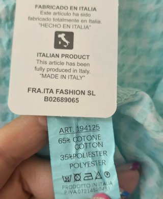Blusa calada cuadros vichy Fra-Fra talla única