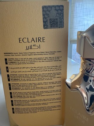 Perfume Eclaire Banoffi Dorado y Plateado