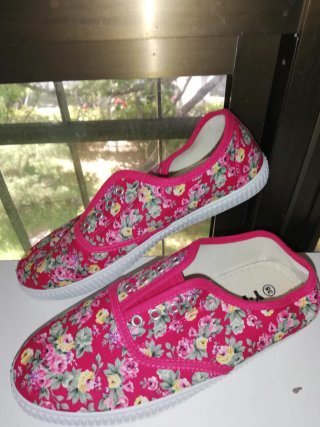Zapatillas Verano Flores Talla 38