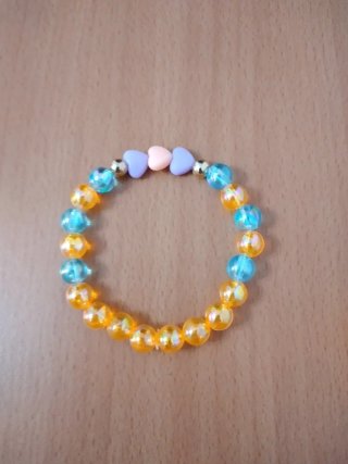 Lote de 10 pulseras elásticas infantiles