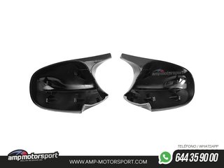 CARCASAS DE ESPEJOS PARA BMW SERIE 1 LOOK M NEGRO BRILLO