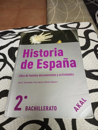 Historia de España 2o Bachillerato