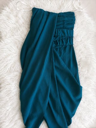 Vestido de fiesta Karen Millen verde azulado