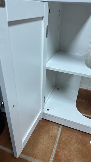 Mueble baño blanco para lavabo