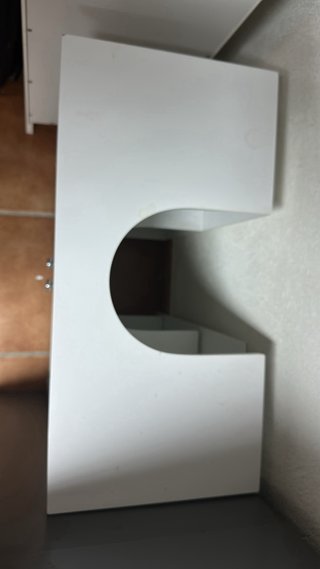 Mueble baño blanco para lavabo