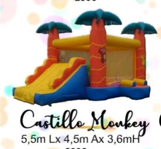 Castillo Hinchable Monkey 5,5m x 4,5m