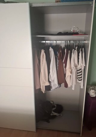 Armario puertas correderas blanco