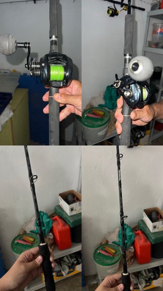 Lote de cañas de pesca