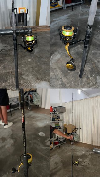 Lote de cañas de pesca