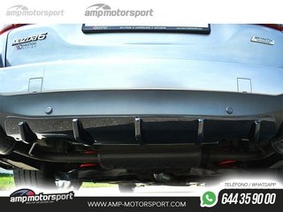 DIFUSOR TRASERO MAZDA 6 GJ 2012-2014 NEGRO MATE