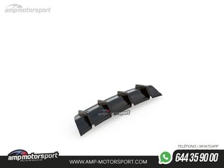 DIFUSOR TRASERO VOLVO V40 R-DESIGN 2012-2019 NEGRO MATE