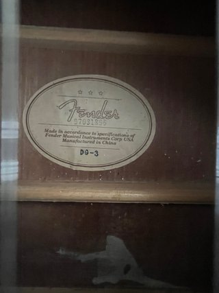 Guitarra Acústica Fender con Funda
