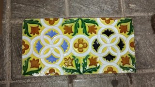 Antiguo azulejo de Triana hijo de j. Mensaque
