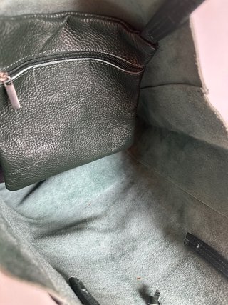 Bolso Piel Verde