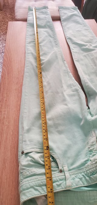 Pantalón largo azul claro Pull&Bear vaqueros 40