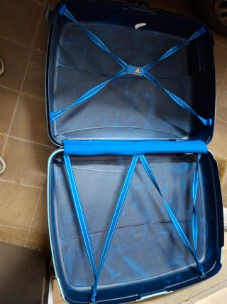 Maleta grande RONCATO azul con ruedas
