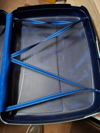 Maleta grande RONCATO azul con ruedas