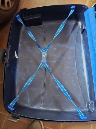 Maleta grande RONCATO azul con ruedas
