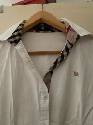 Camisa Burberry Blanca Mujer