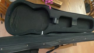Funda para guitarra negra