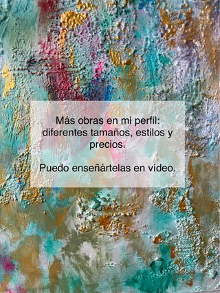 Cuadro abstracto moderno (80cm x 80cm).