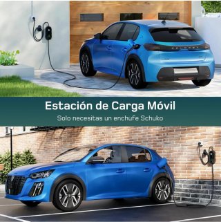 Cargador Coche Eléctrico 6m Tipo 2
