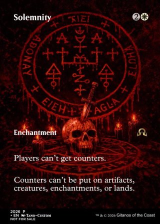 Tergrid, God of Fright - Carta Magic Custom