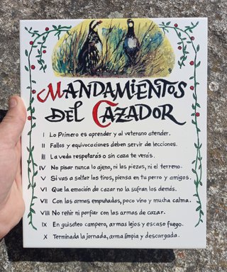 Mandamientos de la caza