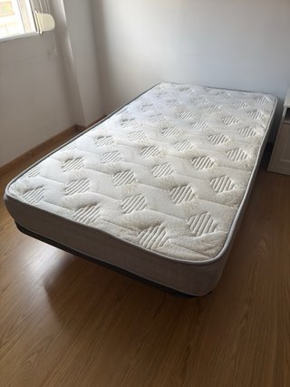 Cama 105cm: Colchón + Somier