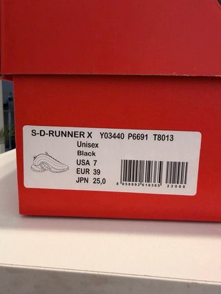Zapatillas Diesel S-D-Runner X T39 Nuevas