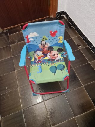 Silla Playa Infantil Mickey y Donald