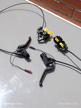 4 Pistones MAGURA MT5 E-Stop Frenos POTENTES.Nuevo