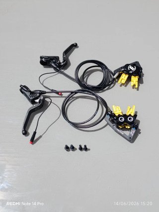 4 Pistones MAGURA MT5 E-Stop Frenos POTENTES.Nuevo