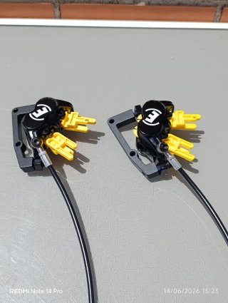 4 Pistones MAGURA MT5 E-Stop Frenos POTENTES.Nuevo