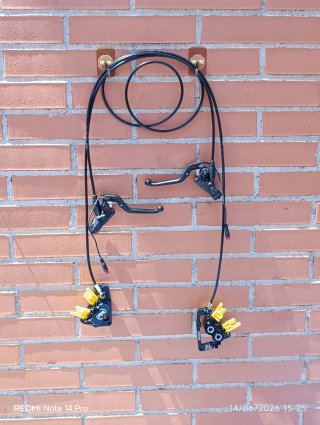 4 Pistones MAGURA MT5 E-Stop Frenos POTENTES.Nuevo