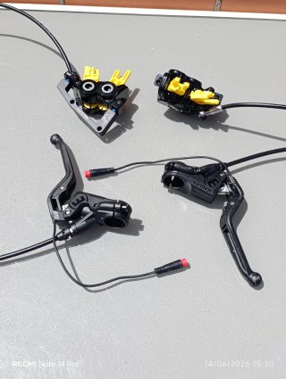 4 Pistones MAGURA MT5 E-Stop Frenos POTENTES.Nuevo