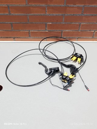 4 Pistones MAGURA MT5 E-Stop Frenos POTENTES.Nuevo