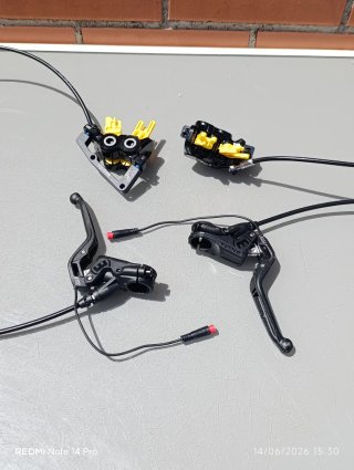 4 Pistones MAGURA MT5 E-Stop Frenos POTENTES.Nuevo