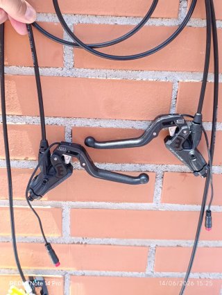 4 Pistones MAGURA MT5 E-Stop Frenos POTENTES.Nuevo