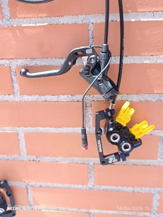4 Pistones MAGURA MT5 E-Stop Frenos POTENTES.Nuevo
